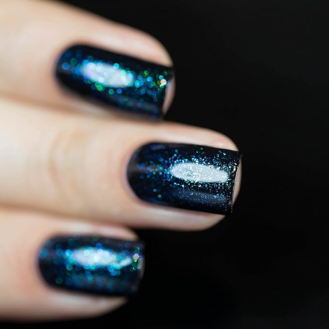 ILNP Raven - Vivid Teal, Purple, Blue Iridescent Topper Nail Polish