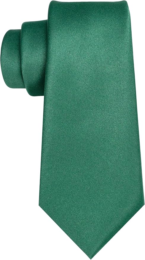 JEMYGINS Solid Color Tie Mens Necktie for Business and Wedding