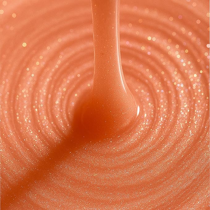 Formless Beauty by Jenny McCarthy – Majestic Peach Lip Gloss (Peach Gold Glitter) – Clean, Hydrating, Non-Toxic, Vegan Shine