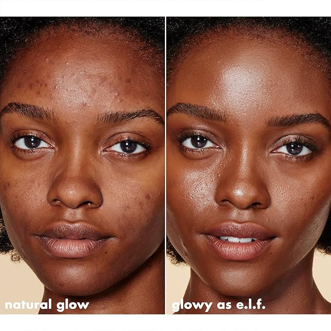 e.l.f. Halo Glow Liquid Filter, Complexion Booster For A Glowing, Soft-Focus Look, Infused With Hyaluronic Acid, Vegan & Cruelty-Free, 7 Deep/Rich