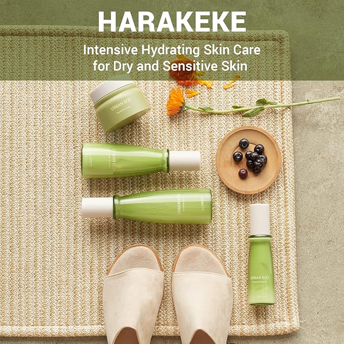 THESAEM Urban Eco Harakeke Ampoule 1.52 fl.oz. – Vegan Moisturizing Face Serum with Harakeke Extract and Hyaluronic Acid - Hydrating Ampoule to Strengthen Skin Barrier