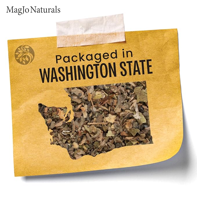 MagJo Naturals, Mullein Leaf (16 oz) Cut and Sifted, Wild-Crafted, gordolobo tea, leaves, Verbascum