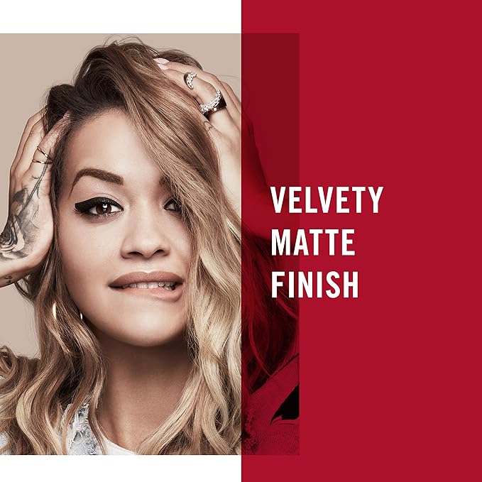 Rimmel London Stay Matte Liquid Lip Color with Full Coverage Kiss-Proof Waterproof Matte Lipstick Formula that Lasts 12 Hours - 703 Vanilla Lovin, .21oz
