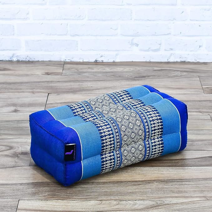 Leewadee Yoga Block – Floor Cushion for Yoga Practice, Meditation Seat Cushion for Workouts Filled with Kapok