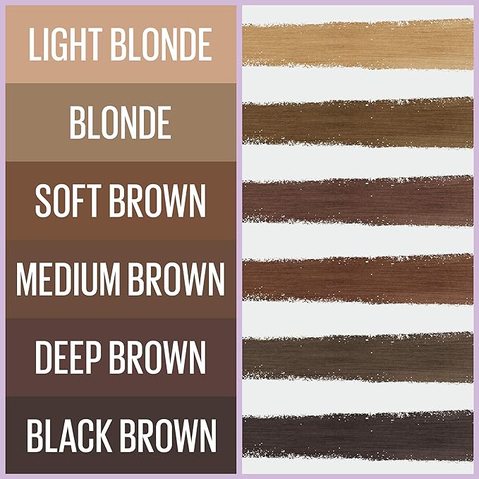 Maybelline New York Maybelline Express Brow 2-in-1 Pencil and Powder, Black Brown, 0.02 Fl. Ounce ., 262 Black Brown, 0.02 fluid_ounces (Pack of 2)