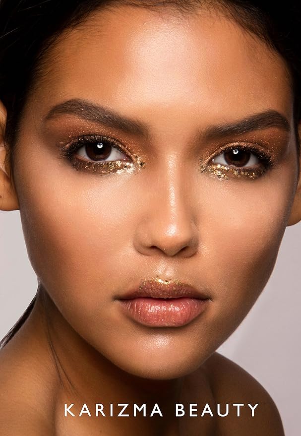 KARIZMA 24K Gold Glitter. 10g Chunky Face, Hair, Eye and Body for Women. Rave Festival Accessories, Cosmetic Makeup. Loose Set