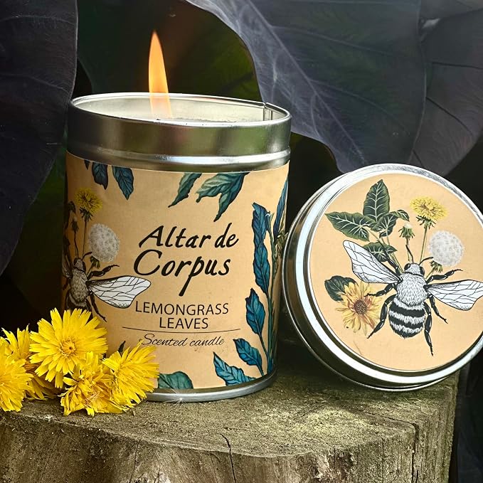 14 Oz Spring Candles for Home - Large Candle Lemongrass - Mothers Day Gifts - Luxury Candles for Men - Premium Soy Candle Blend - Bathroom Decor