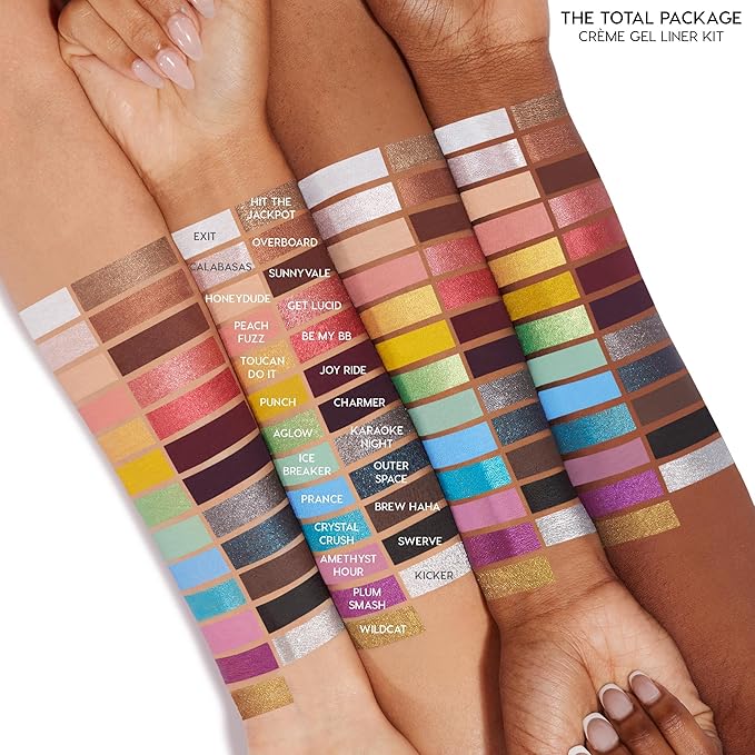 ColourPop Neutral Needs BFF Crème Gel Waterproof Eyeliner Kit - 18HR Wear, Ultra-Pigmented Neutral Eyeliner Pencils with Matte Finishes - Includes Shades Sunnyvale, Swerve & Brew Haha (3 Count)