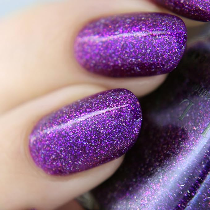 ILNP Zoe - Bold Raspberry-Purple Holographic Nail Polish