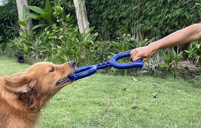 SuperChewer Tough Tug Pull Toy | Lifetime Replacement | Strong Natural Rubber | Interactive Tug-of-War Toy for Dogs | Ultra Durable Chew Toys for Aggressive Chewers | For Medium & Large Breeds