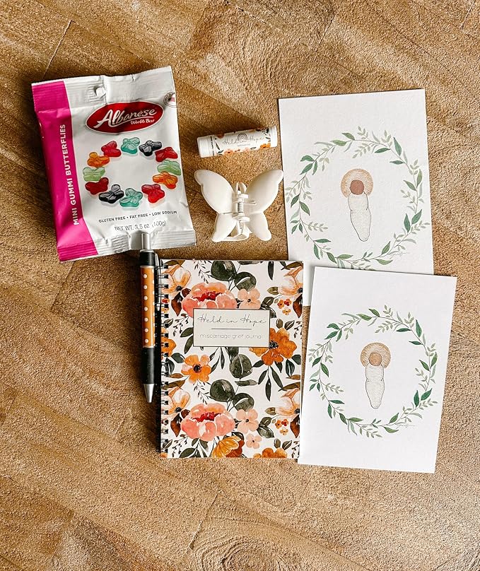 Miscarriage Kit-Kit with Supplies, Educational Materials, and Care Items for Women Experiencing First Trimester Pregnancy Loss (Dark Skin Tone)
