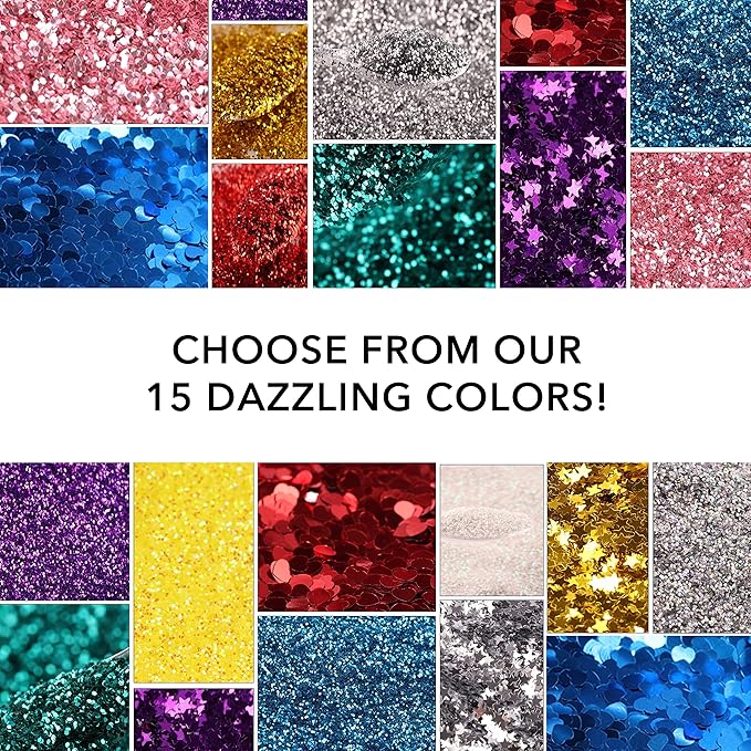 Silver Glitter in Jar - 4 Oz Christmas Glitter for Crafts - Fine Glitter for Slime - Face Glitter - Candle Glitter - Body Glitter