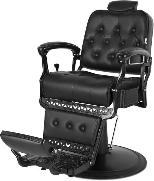 The Unrivaled Masterpiece: Artist Hand All-Purpose Black Barber Chair