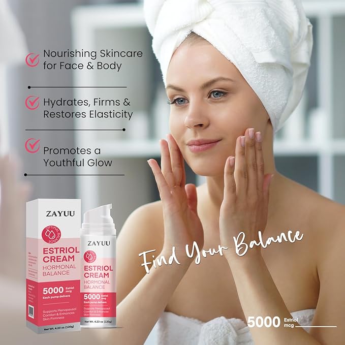 "The Botanical Secret to Midlife Radiance: ZAYUU Estriol Face Cream"