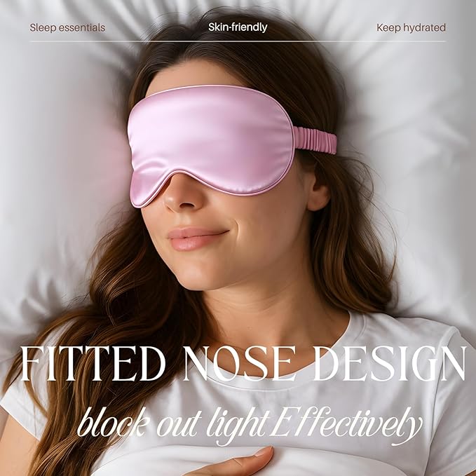 Wake Up Refreshed: Why This Silk Satin Sleep Mask is Your Ultimate Secret to Deep, Restful Sleep