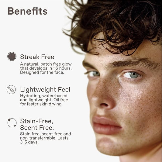 Effortless Glow for the Modern Man: Jet Set Face Clear Tanner