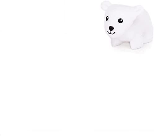 ZippyPaws Burrow- Interactive Dog & Puppy Toys for Boredom, Stimulating Pet Products to Keep Them Busy, Hide & Seek Plush Dog Puzzle, Enrichment Squeaky Toy, for Small & Medium Dogs- Polar Bear Igloo