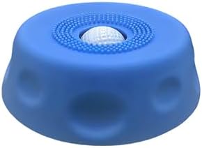 Interactive Dog Licking Toy Ball Slow Feeder Bowl, Food Safe Silicone Bowl for Bone Broth Yogurt Juice, Slow Feeding Protect Dog Stomach & Gut (Blue)