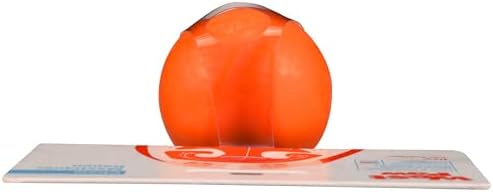WEST PAW Zogoflex Jive Ball Dog Chew Toy – Bouncing Toys for Dogs, Fetch, Catch, Chewing, Play – Floatable, Recyclable Balls – Latex-Free, Non-Toxic, Dishwasher Safe Dog Toy, X-Small 2", Tangerine