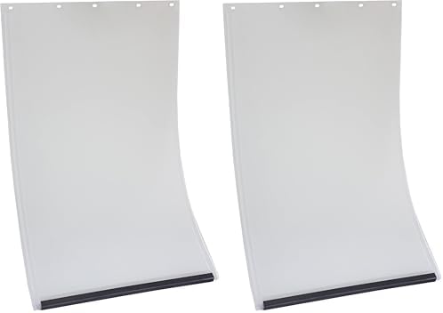 Best Pet Flap Large Replacement Dog Door Non PVC Flap Fits PetSafe PAC11-11039 - Measures 10 1/8" x 16 7/8" Longer Lasting, Most Energy Efficient, Less Shrinkage, BPA Free (Pack of 2)