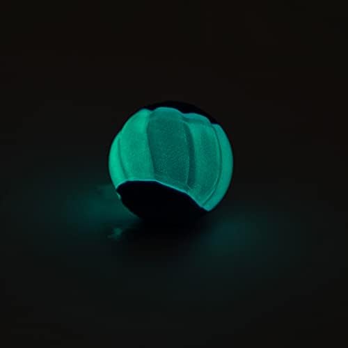 ZEUS Duo Balls with Glow in The Dark & Squeaker Interactive Dog Toys, Small