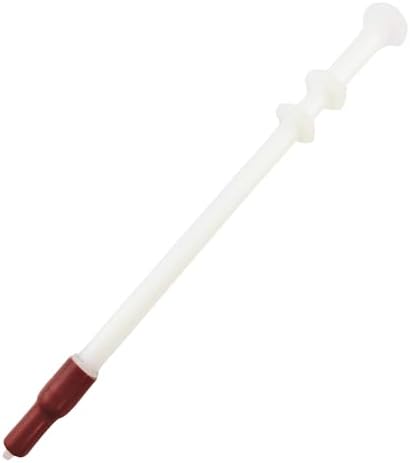 Pill Shooter for Cats and Dogs – Soft Tip Pet Piller for Easy Medication Delivery | Pill Gun Dispenser Tool for Small or Large Pets | Upgraded H- Bar Design Reusable Syringe Device – Red, 1-Pack
