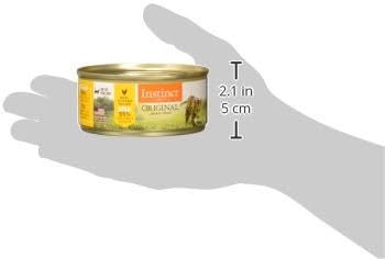 Instinct Original Pate Wet Cat Food, Grain Free Recipe - Real Chicken, 5.5 oz. Cans (Pack of 12) | Rich & creamy pate texture, high protein, real chicken, whole-food ingredients, grain-free, hydration support