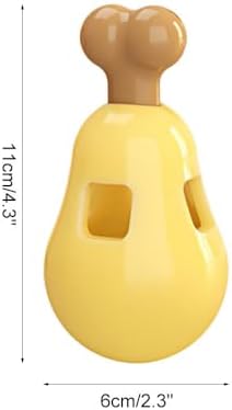 Dog Puzzle Toy, Wobble Chicken Leg Cat Chew Toy with Food Dispenser Holes Fun Pet Slow Feeder for Dogs Cats Interactive Training
