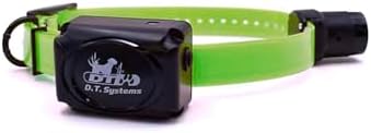 DT SYSTEMS RAPT1450 Upland Beeper Additional Collar Receiver for RAPT1450 Dog Training System, Rechargeable Programmable 12-23" Adjustable Add-On E-Collar - Green