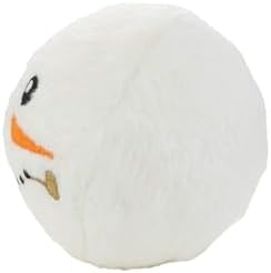 MIGHTY Tuffy Small Snow Ball: Ultra Durable Plush Dog Toy
