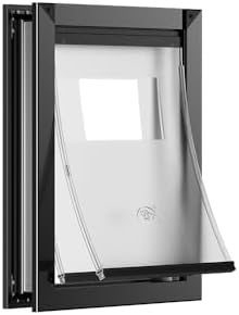 [MAVRICPOWER] Rust Proof Aluminum Medium Dog Door for Door
