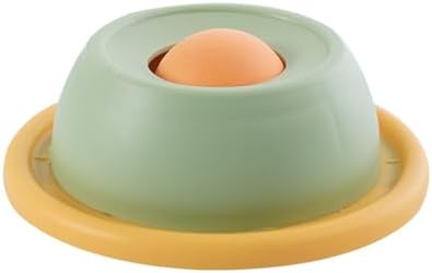 Focket Dog Lick Bowl with Ball, Interactive Slow Feeder Dog Bowls, Licking Bowl with Rolling Ball, Treat Dispenser for Liquid Treats for Large Medium Small Dogs and Cats (Green)