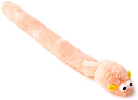 CHIWAVA 4PCS 15" Long Soft Plush Cat Toys Mice with Bell Rustle Sound Mouse