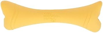 Only Natural Pet Rubber Boredom Buster Treat Stuffer Dog Toys - Interactive Stuffable Feeder Dispenser Fillable Durable Play Puppy Medium Large XS Chew Pup Hide Holder Easy Refill -BobbleBone/Yellow