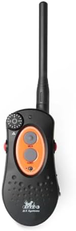 DT SYSTEMS H2O1820 Plus E-Collar, Waterproof Rechargeable Expandable Remote Dog Trainer, 16 Stimulation Levels, Vibration Assist, Black