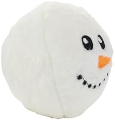 MIGHTY® 2 Pack Small Snow Ball: Ultra Durable Plush Dog Toy