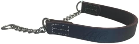 Joel Silverman - Alternative Training Collar (Small) - Gentle No-Pull Dog Collar - Leather & Chain Combo for Humane, Low-Neck Control - Trainer-Trusted Leather Dog Collar for All Breeds