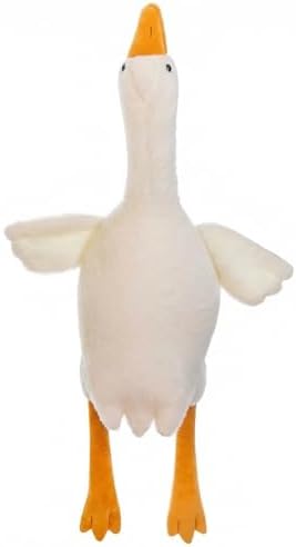 Plush Dog Toy for Large Dogs, 50cm White Goose, Interactive Pet Chew Toy for Training, Medium and Large Dogs