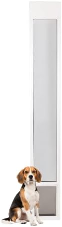 PetSafe Sliding Glass Pet Door, 1 Piece, Medium Dogs to 40 lbs, White