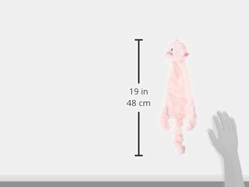 Best Pet Supplies 2-in-1 Stuffless Squeaky Dog Toy - Pig, Medium | No-Stuffing, 2 built-in squeakers, No Mess, Soft, Holds a Plastic Bottle for Added play, Perfect for Moderate chewers