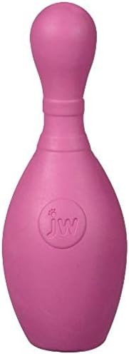 JW Pet Bouncin' Bowlin Pin Dog Toy, Large (Assorted Colors) (Pack of 2)