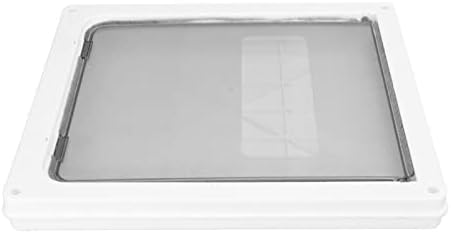 GLOGLOW Automatic Cat Door with 4 Way Locking and Screw Fixing for Dog Proof Pet Food Guard Indoor Use (L)