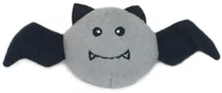 ZippyPaws Burrow Hide & Seek Plush Dog Puzzle - Pumpkin with Bats