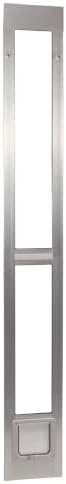 Ideal Pet Modular Aluminum Pet Patio Door, Mill (Silver)