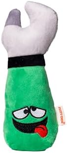 Squeaky Dog Plush Toy, Tools Bite_Stick Collection, 8", for Small and Medium Dogs (Wrench, Small)