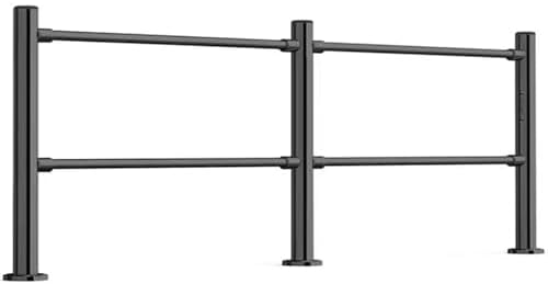 Heavy Duty Metal Swing Safety Gate, Spring-Loaded Self-Closing Door for Pets & Kids, One-Way Entrance, Durable & Secure Safety Barrier