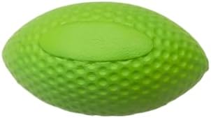 EVA bite-Resistant pet Football Dog Interactive Teething Toy can be Thrown and Bitten Training Ball Elastic and Light Human pet Throwing Ball (Green)