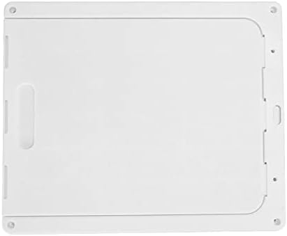 Tnfeeon Cat Door with 4 Way Locking Automatic Closing ABS Material for Indoor Use, Pet Accessories for Cat Food and Litter Box (L)