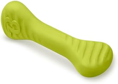 Benebone Natural Rubber Dog Bone Chew Toy, Small | Natural Rubber, Tough But Gentle, Easy-Grip Design, Great for Fetch, Dishwasher Safe, Dog Bones, Long-Lasting