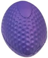 EVA bite-Resistant pet Football Dog Interactive Teething Toy can be Thrown and Bitten Training Ball Elastic and Light Human pet Throwing Ball (Purple)